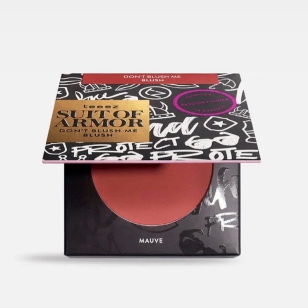NEW TEEEZ Cosmetics Suit Of Armor Don’t Blush Me Blusher in Mauve